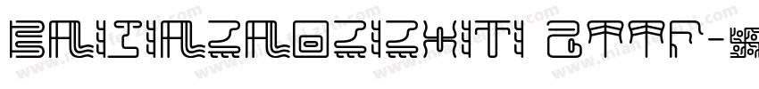 BaiJiaZaoZiZhiTi 2ttf字体转换